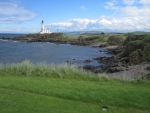 View from Professionals tee (9th) towards fairway